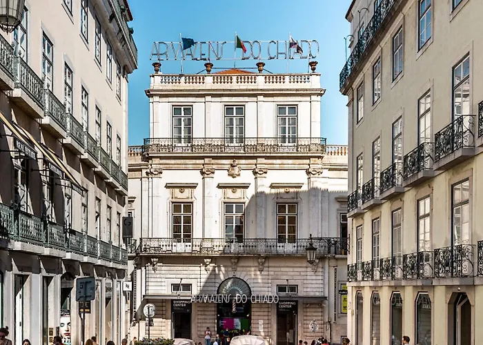 Luxury In Chiado 1 Br 아파트 리스본